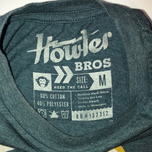 SOLD Howler Brothers El Mono T-Shirt - Picture 3 of 6